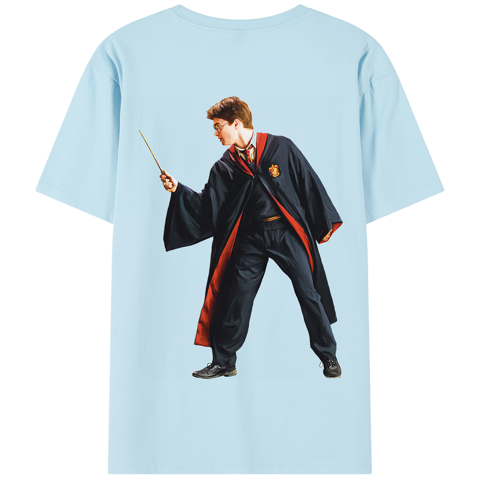 （画像用） Harry Potter ハリー・ポッターシリーズ 綿100％半袖Tシャツ（背面プリント）